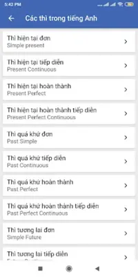 Ngu phap android App screenshot 3